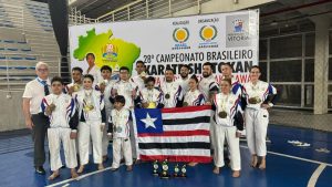 Maranhão conquista 22 medalhas na disputa do Campeonato Brasileiro de Karatê Shotokan