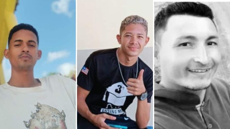 Três homens são assassinados a tiros na saída de festa