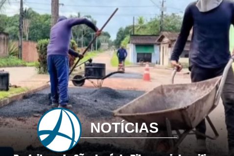 Prefeitura de São José de Ribamar intensifica operação tapa-buracos para amenizar danos causados pelas chuvas Prefeitura de São José de Ribamar intensifica operação tapa-buracos para amenizar danos causados pelas chuvas