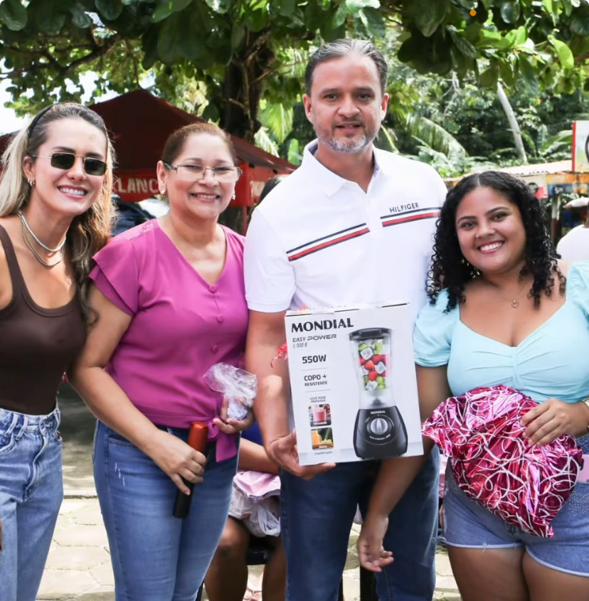 Júlio Filho participa de ação em homenagem às mães e reafirma compromisso com zona rural de Ribamar