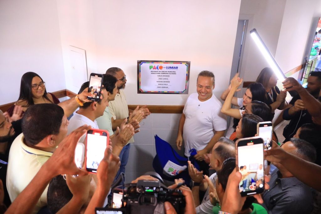 Fred Campos entrega creche modelo no Maiobão e anuncia maior Centro TEA do Norte e Nordeste