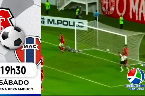 TV Alternativa Canal 19.1 transmite Santa Cruz x MAC pela semifinal da Série D do Brasileirão