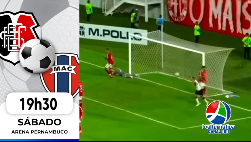 TV Alternativa Canal 19.1 transmite Santa Cruz x MAC pela semifinal da Série D do Brasileirão